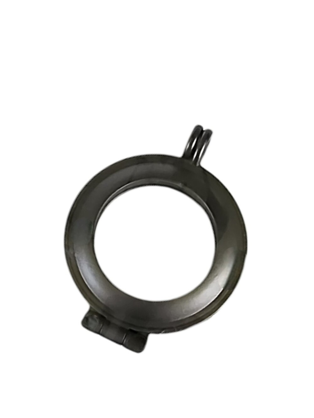 Brushed Nickle Silver Metal Airtag Holder